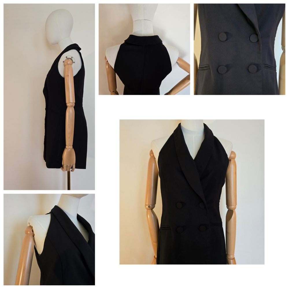 ZARA Mini Sleeveless Blazer Romper